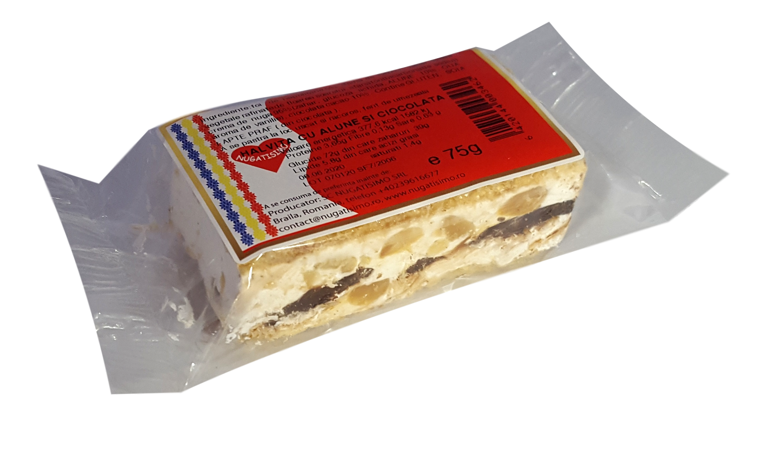 Halvita cu alune si ciocolata 75g 01